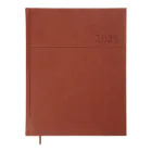 Щотижневик датований 2026 Buromax Orion A4 зі штучної шкіри 136 сторінок світло-коричневий (BM.2783-18)