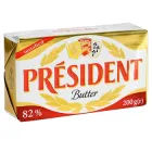 Масло кисловершкове несолоне 82% President 200 г (18879124)