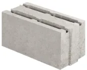 Блок бетонний стіновий 390х190х188 мм