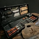 Набір шампурів у дерев'яному кейсі «Кошовий»