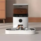Автоматична смарт годівниця для котів і собак з камерою PetLife 5L з нічним баченням дозатором і таймером на 2 миски