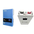 Комплект резервного живлення 5кВт: гібридний інвертор з чистою синусоїдою Anenji ANJ-6200W 48 V Wi-Fi + акумулятор LiFePO4 Eco-Worthy Seplos 51.2V 100Ah