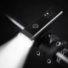 Ліхтар велосипедний SHENKEY HJ-047B індукційний та велодзвінок 120 дБ 1800 мАг