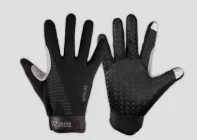 Рукавиці спортивні Rogtyo велорукавиці розмір XL чорні (М0377)