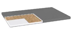 Тонкий матрац-топер Purple Bionica Linen Cocos 120x200 см (13542-120200)