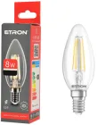 Світлодіодна лампа ETRON C37 E14 8W 4100K 1-EFP-122