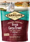 Сухий корм для стерилізованих кішок Carnilove Fresh з коропом і фореллю 400 г (8595602527427)
