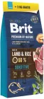 Сухий корм для собак Brit Premium з чутливим травленням ягня 15+3 кг (8595602575718)