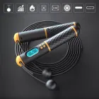 Бездротова швидкісна кросфіт скакалка Smart JUMP ROPE 3м (кулі 25 см) з електронним лічильником стрибків, таймером, підрахунком калорій, регулюванням, підшипниками