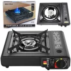 Плитка газова туристична 2в1, BDZ-155-A, Чорна