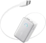 УМБ Anker Nano 10000 mAh 45W Built-In USB-C Cable White (A1638H21)