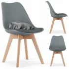 Крісло Bonro B-487 сіре 4U