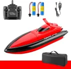 Катер з радіоуправлінням Vexal двомоторний червоний в чохлі (М1465)