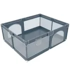 Манеж Дитячий ігровий Великий Сухий басейн Сірий 180х120 (MG013)