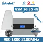 Lintratek AW23P-GDW 900+1800+2100 МГц Репітер Підсилювач мобільного зв'язку GSM та інтернету 3G 4G LTE [0302]