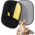 Щітка-рукавиця для розчісування тварин Bodasan для вичісування шерсті собак і котів, масажна (DRH4)