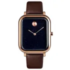 Годинники наручні жіночі Skmei 9187 Rose Gold leather, 9187LRG (18403)