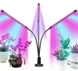 Фітолампа Світлодіодна Led Plant Grow Light На 3 Лампи Для Зростання Рослин На Прищіпці Фітосвітильник Для Кімнатних Квітів, Розсади
