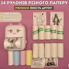 Портативний дитячий міні принтер і мобільний кишеньковий принтер з повним набором паперу маленький бездротовий термопринтер Bluetooth для дитини