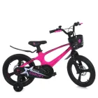 Дитячий велосипед Profi Stellar 16 дюймів магнієвий з кошиком (Рожевий)
