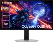 Монітор 27" Samsung Odyssey OLED G6 G60SF (LS27FG602SIXUA) -- OLED QHD / 0.03 мс (GtG) / 500Гц / DCI P3 99% / VESA DisplayHDR True Black 500 / AMD FreeSync Premium Pro / NVIDIA G-Sync Compatible / Pivot
