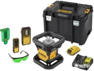 Лазер ротаційний акумуляторний DeWalt зелений промінь DCE079D1G