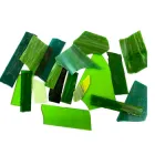 Набір шматочків мозаїки слюда неправильної форми колір мікс Зелений (2736)