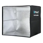 Лайтбокс Puluz PU5027B, 25 см, кільцева лампа, 6 фонів, чорний