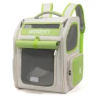 Рюкзак переноска для котів кішок маленьких собак до 8 кг салатовий (002303)