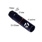 Ключ-адаптер CSTL192106SD BA для кріплення під зовнішні 6 шлиць Чорний