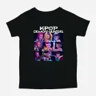 Дитяча футболка для дівчинки Спиногриз K-POP demon hunters 10-001026 122 см Чорна (ROZ6501079000)