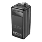 Повербанк 80000 mah 22.5W Qinetiq RQ-80 з LED дисплеєм і швидкою зарядкою PD/QC 5 портов кабель Type-C в комплекте powerbank 80 000 павербанк для телефона apple айфона iphone самсунг samsung роутера планшета універсальний з ліхтариком