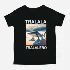 Дитяча футболка для хлопчика Спиногриз Tralaleo Tralala 10-00926 110 см Чорна (ROZ6501089729)