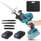 Акумуляторна шабельна пила Makita JR185Z синя 48V 6.0Ah без щіткова система швидка заміна полотна