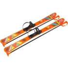 Пластмасові лижі з палицями ТехноК 90 см, дитячий набір для зими