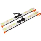 Комплект дитячих лиж ТехноК 90 см з палицями, зимовий набір для дітей 5+