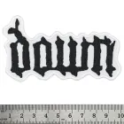 Нашивка термо Down (logo) (stp-049)
