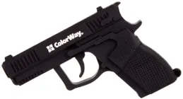 Флеш пам'ять USB ColorWay Pistol 32GB USB 3.0 Black (CWUSBPL32)