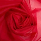 Тканина фатин євро 300 см 15 г/м2 легка декоративна для суконь, костюмів, декору No100 вишня