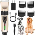 Машинка для стрижки тварин Професійна безшумна машинка для стрижки собак або котів Бездротовий тример для тварин Машинка для грумінгу Kayfovo C6