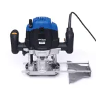 Фрезер по дереву електричний Kraft&Dele KD1795 ручний столярний для різання дерева глибиною до 44 мм 1900 Вт 5 рівнів регулювання швидкості 30000 об/хв цанги 6 і 8 мм 1/4 дюйма