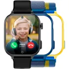 Дитячий смарт годинник JETIX G100 4G зі змінним корпусом для хлопчика (у комплекті Чорний, Синій, Жовто-синій)
