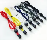 Шнурки еластичні без зав'язування для взуття спортивного, туристичного, військового/тактичного, дитячого, людям з обмеженими можливостями 60 см чорні зносостійкі