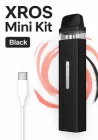 Підсистема електронна сигарета Vaporesso XROS Mini Kit Black POD подік електронка багаторазова вапорессо іскро міні вейп стартовий набір для вейпінгу з картриджем 2 мл заправний corex