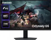 Монітор 27" Samsung Odyssey G50D (LS27DG502EIXUA) -- QHD 2K / IPS / 180Hz / 1 мс (GTG) / DisplayHDR 400 / FreeSync Premium / G-Sync Compatible / Pivot / Black Equalizer