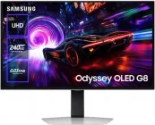 Монітор 27" Samsung Odyssey OLED G8 G81SF Gaming Monitor (LS27FG812SIXUA) -- 4K QD-OLED / 0.03 мс (GtG) / 240Гц / DCI 99% / DisplayHDR TrueBlack 400 / AMD FreeSync Premium Pro / Samsung OLED Safeguard+ / PIVOT