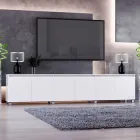 Тумба ТВ "Капрі", К-236, Білий (240/53/40)