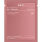 Гідрогелева маска з колагеном Bio Collagen Real Deep Mask Sheet з білою стає прозорою