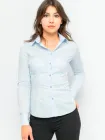 Сорочка бавовняна жіноча Trussardi 535464434 M Синя (1159786169)