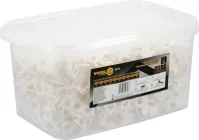 Кліпси для системи вирівнювання плитки VOREL 1 мм 900 шт. 04713 (5906083108266)